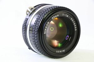 【動作保証・点検済】極上品■ニコン Nikon AI-S NIKKOR 50mm F1.4■極うすくもり■12508