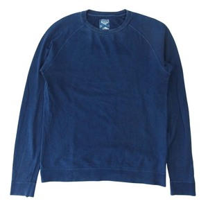 VISVIM ビズビム 0212905010011 ICT INDIGO CREW L/S ライト オンス スウェット 長袖 ネイビー系 1【中古】 【即決】