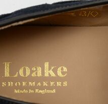 ●Loake(ローク)LINCOLN リンカーンタッセルローファ―(紺・スエード,UK7(25.5)英国王室御用達)新品_画像8