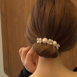  free shipping * immediate payment!. dango hair Manufacturers hair accessory hair arrange . dango summarize . hair ornament easy * pearl flower /MIX