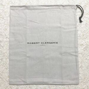 ロベール・クレジュリー「 ROBERT CLERGERIE 」シューズ保存袋 (877) 付属品 内袋 布袋 巾着袋 31×37cm 布製 グレー