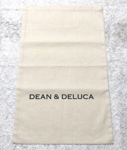 ディーン&デルーカ「DEAN&DELUCA 」紐なし保存袋 （844) 内袋 布袋 布製 26×42cm 縦長サイズ きなり ヒモ通し不可