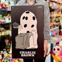 ピーナッツ スーパーサイズ フィギュア チャーリーブラウン ゴーストシーツ Peanuts Supersize Charlie Brown Ghost Sheet super7 トイ_画像5