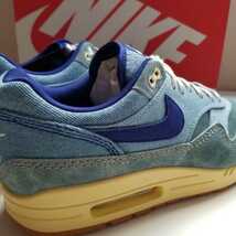 【新品30cm】NIKE AIR MAX 1 PRM 「Dirty Denim」DV3050-300 AIRFORCE JORDAN DUNK MAX 95 98 supreme Travis off-white_画像9