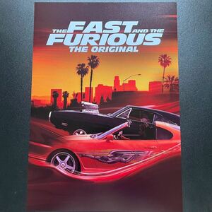 US版ポスター★『ワイルド・スピード』（The Fast and the Furious）2001 #2★ポール・ウォーカー/スープラ/ダッジ・チャージャー