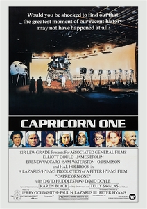 US版ポスター『カプリコン・1』（Capricorn One）劇場配布版デザイン★NASA/アポロ11号