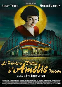 フランス版ポスター『アメリ』（Amelie）（Le Fabuleux Destin d'Amelie Poulain）★ジャン＝ピエール・ジュネ/オドレイ・トトゥ