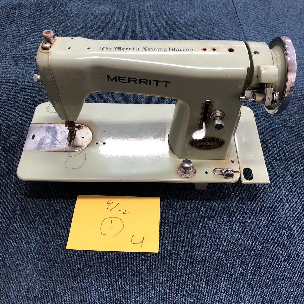 昭和レトロ シンガー メリット ロックミシン MERRITT SR-11 裁縫-