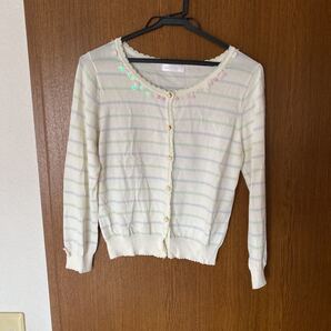 ボーダーカーディガン