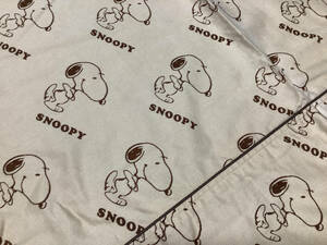 SNOOPY スヌーピー　西川ベッドカバー　ベージュ　180×260cm 