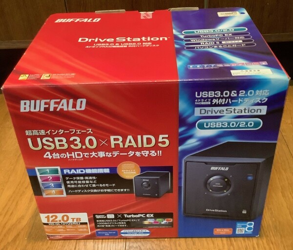 BUFFALO USB3.0 外付けハードディスク HD-QL12TU3/R5J