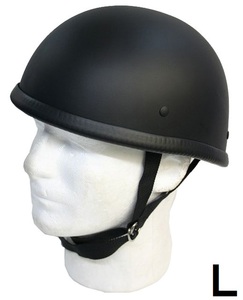  equipment ornament for half helmet type : Eagle HA-01- mat black - size L