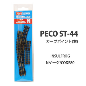 (N) PECO ST-44 カーブポイント（右） INSULFROG CODE80