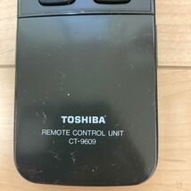 TOSHIBA 東芝　CT-9609 テレビリモコン_画像5