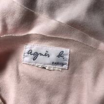 agnes b. アニエスベー　カットオフ　長袖　Tシャツ　カットソー 薄ピンク　★1000_画像4