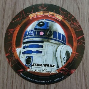 R2-D2 スターウォーズ ステッカー シール STAR WARS R2D2 ディズニー Disney 丸型 円形 サークル 新品