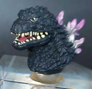  Bandai Godzilla li paint goods has painted final product suction pad attaching figure that time thing retro regular goods including in a package welcome 