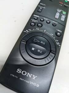 【F-35-131】ジャンク　SONY ソニー ビデオデッキ リモコン RMT-FX50 「SLV-FX50」