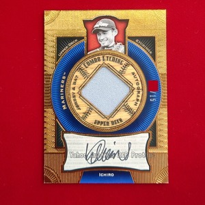 ◆ICHIRO #51【Auto&Jersey＆Bat】2004 MLB UD Etchings Combo Etching card#CE-IS2 15枚限定 Game-Used Bat/Jersey Signature Combo 