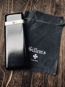 [ postage included ] rare Sillem*ssi- Lem Vintage original leather cigar case 