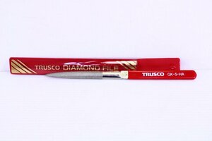 ●未使用 TRUSCO トラスコ中山 GK-5-HA ダイヤモンドヤスリ やすり 鉄工 半丸 研削研磨【10732720B】