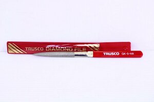 ●未使用 TRUSCO トラスコ中山 GK-5-HA ダイヤモンドヤスリ やすり 鉄工 半丸 研削研磨【10732737B】