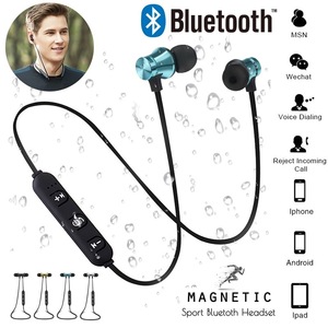 Bluetooth イヤホン ワイヤレスイヤホン iPhone アンドロイド 対応 ブルートゥース イヤフォン イヤホンマイク 両耳 USB 充電 ブルー