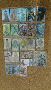  Sword Art * online wafers 2 2 all 24 kind full comp free shipping prompt decision 