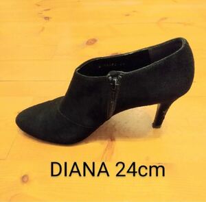 DIANA＊ブーティー　スゥエード　ヒール高 約8cm