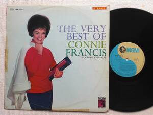 日本盤LP　Connie Francis ／ The Very Best Of Connie Francis 　(MGM Records MM-1001 )　