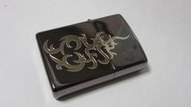 ブラック/シルバー デザイン ZIPPO　展示品　未使用品_画像1