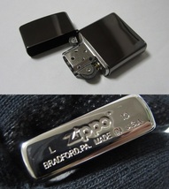 ブラック/シルバー デザイン ZIPPO　展示品　未使用品_画像3