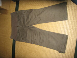  maternity khaki 7 minute pants S ALPHACUBIC waist 58-64