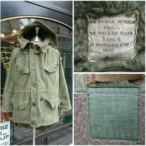 UKvintage Britain army army thing ColdWeatherParka vintage cold weather Parker BRITISH ARMY England army Parker military 1950 50s MV248