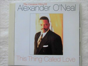 国内盤/Alexander O'Neal/The Greatest Hits/Jam&Lewis/Cherrelle/「Criticize」「Fake '88 (Remix)」「Never Knew Love Like This」収録