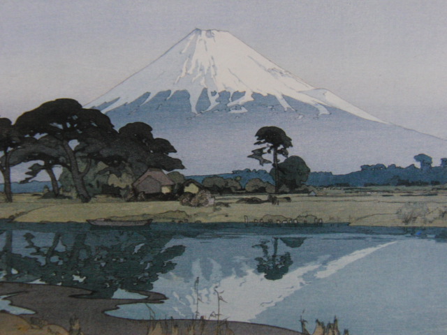 Hiroshi Yoshida, [Suzukawa] Monte Fuji, pinturas raras de libros de arte, Artículo nuevo de lujo y enmarcado., Hermosa condición, envío gratis, cuadro, pintura al óleo, Naturaleza, Pintura de paisaje