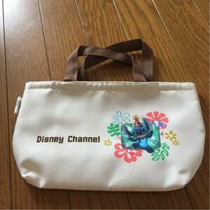 未使用非売品 Disney Channelスティッチ ミニトートバッグ