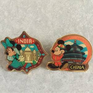  ultra rare not for sale 2001 year forest . world. . collection Mickey & minnie pin badge 