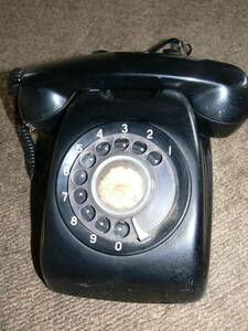  Showa Retro black telephone 1960 period 600-A1 68