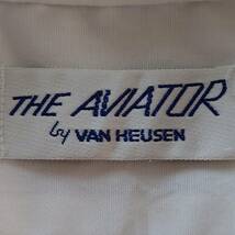 ○ THE AVATOR by VAN HEUSENワークシャツ 半袖 ヴァンヒューゼン【 USインポートシャツ 】collarホワイト15-1/2綿×ポリエステル64-i1124_画像3