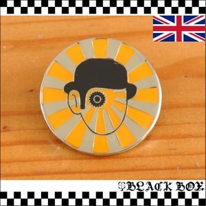 英国 インポート Pins Badge ピンズ ピンバッジ 時計じかけのオレンジ Clockwork Orange MODS モッズ PUNK パンク イギリス UK GB 497-3