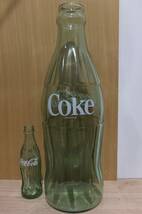 1960-70年代 コカコーラ 店頭用 ディスプレイボトル ガラス製 瓶 レトロ ヴィンテージ 特大 50.5センチ 貴重 coca cola 看板 限定 非売品 _画像3