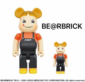 正規品 BE@RBRICK ペコちゃん コーヒー＆ミルキー 100%＆400% 不二家 ベアブリック 