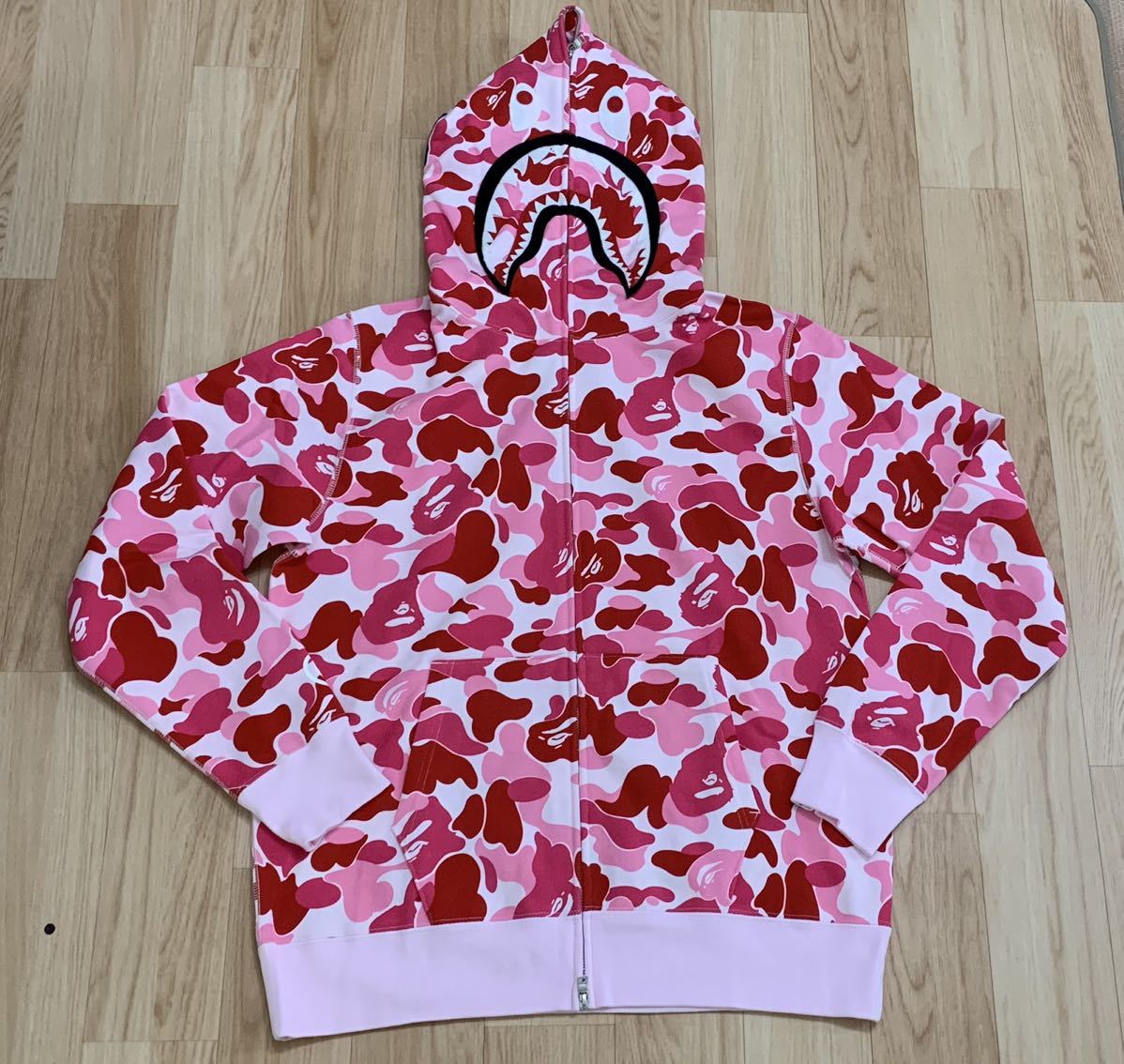 A BATHING APE パーカー ピンク 迷彩 大阪公式 www.m