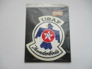 【送料無料】アメリカ空軍USAFサンダーバーズThunderbirdsパッチ刺繍ワッペン/アクロバットチームAIR FORCE米空軍サンダーバード米軍US M50