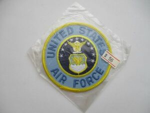 【送料無料】アメリカ空軍UNITED STATES AIR FORCEパッチ刺繍ワッペン/FミリタリーpatchesエンブレムEMBLEM米空軍USAF米軍ロゴ M50