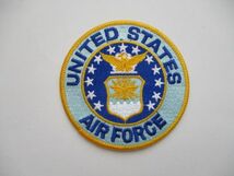 【送料無料】アメリカ空軍UNITED STATES AIR FORCEパッチ刺繍ワッペン/DミリタリーpatchesエンブレムEMBLEM米空軍USAF米軍ロゴ M50_画像1