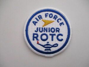 【送料無料】アメリカ空軍AIR FORCE JUNIOR ROTCパッチ刺繍ワッペン/AFJROTC航空大学AIR FORCE米空軍USAF米軍USミリタリーA M50