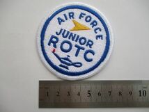 【送料無料】アメリカ空軍AIR FORCE JUNIOR ROTCパッチ刺繍ワッペン/AFJROTC航空大学AIR FORCE米空軍USAF米軍USミリタリー M50_画像7