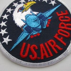 【送料無料】アメリカ空軍US.AIR FORCEパッチ刺繍ワッペン/Aイーグル白頭鷲ワシ米空軍パイロットUSAF米軍USミリタリーpatches M50の画像2